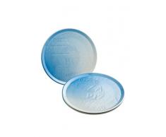 Tognana Cinzia Pizzateller, 33 cm, Blau blau