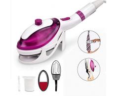 Harkoner Dampfglätter mit einer abnehmbaren Klappe, Viel Dampfbügeleisen, Mini Steamer Reisebügeleisen Dampfbürste, Bügeleisen Damp Schnellaufheizend für Haushalt Urlaub und Dienstreise