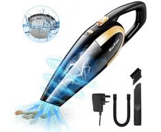 Handstaubsauger Beutellos Mini Handsauger Akku Nass&Trocken Autosauger 8000PA Akkustaubsauger Schnellaufladung für Zuhause Autos Küche Wohnmobil Tierhaare,2 Waschbare Filter+Ladeadapter+Tragtasche