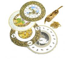 100 x Papier Verzierungen Für Honiggläser Imker Zubehör