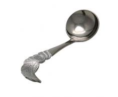 GRÄWE ostfriesischer Sahnelöffel Rosendekor