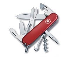 Victorinox Taschenmesser Climber, 14 Funktionen, Schere, Mehrzweckhaken, Korkenzieher, Lebenslange Garantie, rot