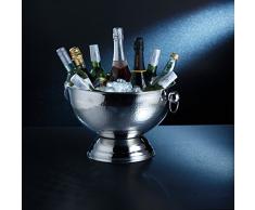 Kitchen Craft BarCraft Champagner-Kühler mit Standfuß/Bowle-Schlüssel, Metall
