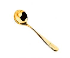 Edelstahl Kaffeedosierlöffel Tee Gewürz Maßnahme EIS Löffel Kaffeemaßlöffel - Gold, 155mm