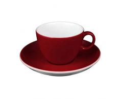 Seltmann VIP. Collection Cappuccinotasse mit Untertasse, Rot, 0.22 L, 1-teilig