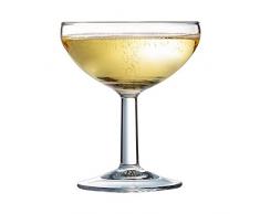 Arcoroc ARC 11945 Ballon Sektschale, Sektglas, 130ml, Glas, transparent, 12 Stück