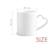 DIYthinker Frohe Weihnachten Bunte Hut Illustration Kaffeetassen Keramik Keramik-Schale mit Herz Griff 12 Unzen Geschenk Mehrfarbig