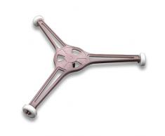 vhbw Universal Mitnehmer Drehkreuz für Mikrowellen-Teller mit 18cm Durchmesser z.B. passend für Bosch, Siemens, AEG, Severin