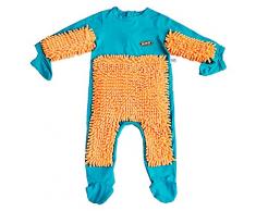 Baby Mop Overall, Kleinkind-Crawling-Overall polierte Bodenreinigung Mop Schuh Set 18-24 Monate,A,90CM