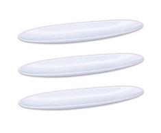 3er-SET Dekorative Servierschale aus Porzellan Modell WHITE SHIP