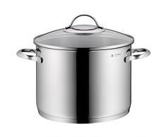 WMF Provence Plus Gemüsetopf, 24cm, Glasdeckel, Topf groß 8,8l, Cromargan Edelstahl poliert, Topf Induktion, unbeschichtet, backofengeeignet
