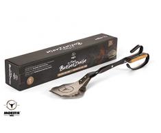 MOESTA-BBQ 19296 V-Tong BurgerZange, 51cm, Grillzange speziell für Burgerpatties