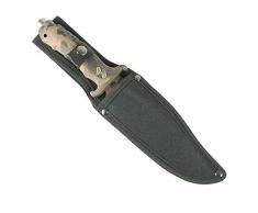 G8DS® Fahrtenmesser Camo King 10,5 inkl. Etui Outdoormesser Camping Survival