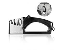 NINECY Messerschärfer, 4 in 1 Manuelle Messerschleifer, Profi küchenmesser Schärfer mit Aktualisierte Version Scherenschärfer für Scher, Knife Sharpener für Küche, Home usw.