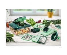 Genius Nicer Dicer Chef (15 Teile) | Obstschneider, Gemüseschneider, Zwiebelschneider, Zerkleinerer, Gemüsehobel, Mandoline