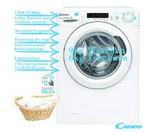 Candy Waschtrockner Waschmaschine 9kg Wäschetrockner 6kg 1500 U/Min Woolmark Programm Knitterschutz Startzeitvorwahl