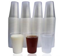 Eden Plastikbecher - 200 Pack Einweg Trinkbecher aus Bio-PP für Wasser und Andere Kaltgetränke - 0,2 Liter Stabile Wasserbecher - Becher ist Ideal für Partybecher, Camping, Geburtstag, usw.