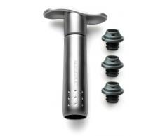 Le Creuset Weinpumpe mit 3 Weinverschlüssen WA-137S metal