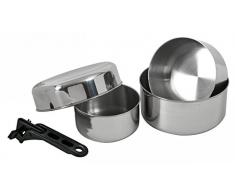 Kochgeschirr Biwak Edelstahl 2 - Kochset für 2 Personen