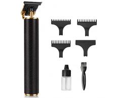 POTOK Herren-Haarschneider, elektrischer Pro T-Outliner-Trimmer, Trimmer-Haarschneider, 0-mm-Haarschneider mit kahlem Kopf, leistungsstarker kabelloser Nahschneider für Männer