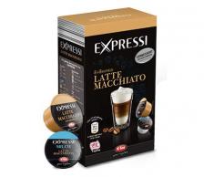 K-Fee Lounge Expressi Latte Macchiato Kaffeekapseln, 48+48 Kapseln, kompatibel mit Teekanne Lounge Kaffee- und Teemaschine