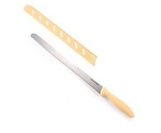 Tescoma Tortenmesser, Kunststoff, Gelb/Silber, 50.5 x 13.1 x 1.8 cm