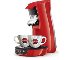 SENSEO® Viva Caf HD6563/88 Kaffeepadmaschine Rot Höhenverstellbarer Kaffeeauslauf