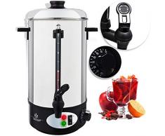 KESSER Glühweinkessel 20L Edelstahl Glühweinkocher Glühweinautomat Heißgetränkeautomat Wasserkocher Heißwasserspender Kocher Einkochautomat