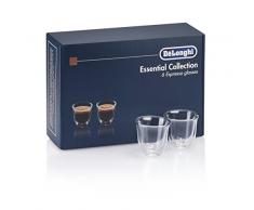 DeLonghi 5513296651Doppelwandiges Thermoglas Espresso , 6-er Set
