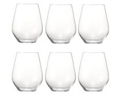 Spiegelau & Nachtmann, 6-teiliges Universalbecher-Set , Kristallglas, Authentis Casual, 4800191