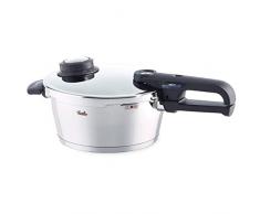 Fissler vitavit premium / Induktions-Schnellkochtopf (3,5L - Ø 22 cm) Edelstahl-Dampfkochtopf, 2 Garstufen, stapelbar, alle Herdarten