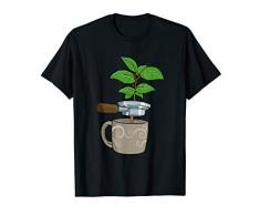Kaffeepflanze Espresso Maschine Für den Kaffeetrinker T-Shirt