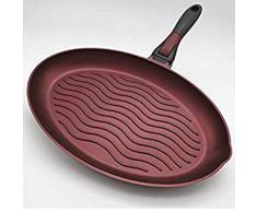 Steinbach Pfanne Toviro | Aluguss | Bratpfanne | Induktionsgeeignet | Antihaftbeschichtung (Fischpfanne 34 cm)