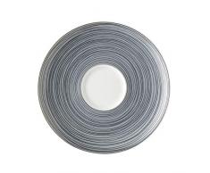 Rosenthal TAC Gropius Stripes 2.0 matt Espresso-Untertasse