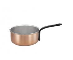 RÖSLE CHALET Stielkasserolle Ø 12 cm, Kupfer, induktionsgeeignet