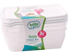 Aufbewahrungsdosen Set 15 tlg.1,2 Liter Frischebox Gefrier Küchen Dosen Box Set