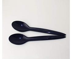 2X Servierlöffel blau servieren Löffel Iso-Duo + Kugelschreiber