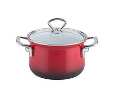 Riess Fleischtopf m.Glasd. 16cm,1.5L Brombeer