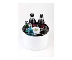 APS 00620 Konferenz-Flaschenkühler, SAN//Edelstahl, Weiß