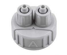 DIY ABS CO2 System Kit Generator Teil Flaschenverschluss mit Rohren für Gepflanzte Aquarium A/B Schnittstelle Tragbare Leichte () DEjasnyfall