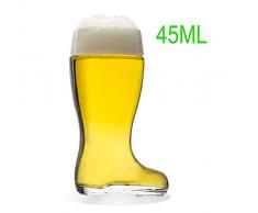 Glas Bierstiefel, Bierglas Fußball Design XXL, Trinkstiefel, Stiefel, Bierglas, Bier-Boots Hochwertige Qualität Geschenkidee Für Bierliebhaber, Geburtstagsgeschenk Für Oktoberfest