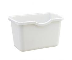 Küche Trash kann Schrank zum Aufhängen Garbage Badezimmer Abfallkörbe Aufbewahrungsbox, plastik, weiß, 21cm x 13.5cm x 12.5cm/8.27 x 5.31 x 4.92