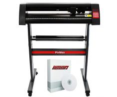 PixMax 720mm Vinyl Schneideplotter Folienplotter Plottermaschine Folienschneider Folienplotter Plotter mit SignCut Software Gratis 3 x Roland-Messer