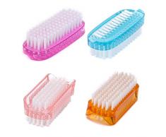 Wolfbeam Mickey Schüssel Set umweltfreundlich Baby Anti-Bügelbesteck Set Kinderschalen mit Löffel Essstäbchen Gabel rose