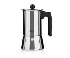 BEEM ESPRESSOMAKER Espressokocher - 4 Tassen | Classic Selection | Herdkocher | Induktion | Edelstahl | Espresso - Kanne | Mokkakanne| Klassisch