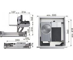 Ritter Metall-Einbau-Allesschneider AES 62 SR-H silbermetallic, rechts