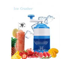 Ice Crusher Manuell Kleine Haushalts Smoothie Maschine Handheld Eisbrecher Handkurbel Becher mit Große Kapazität Einfache Bedienung,für Home Kitchen oder Bar