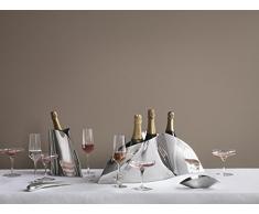 Georg Jensen Genuss-Champagnerkühler, Edelstahl, Stainless Steel 17.3 x 45.6 x 31.6 cm