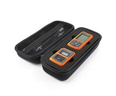 ProCase Hart Eva Case Hülle für ThermoPro TP20 / TP-08S / TP07 Wireless Remote Digital Küche Kochen Essen Fleisch Thermometer mit Netztasche -Schwarz