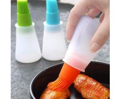 aheadad Tragbare Silikon Ölflasche Grill Ölflasche Pinsel Werkzeug Hitzebeständige Silikon BBQ Basting Ölbürste Grill Kochen Pastry Oil Pinsel EIN stück